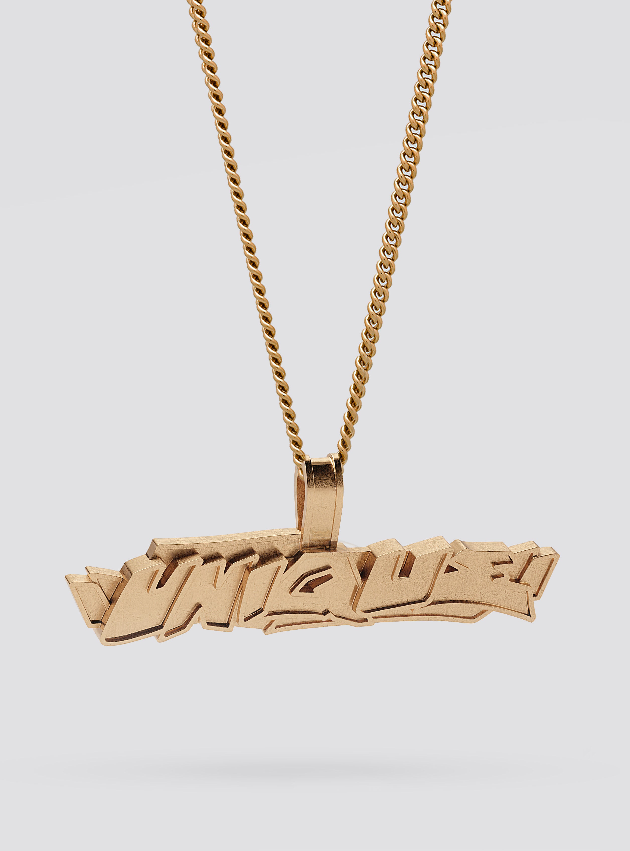 Unique Pendant - Gold