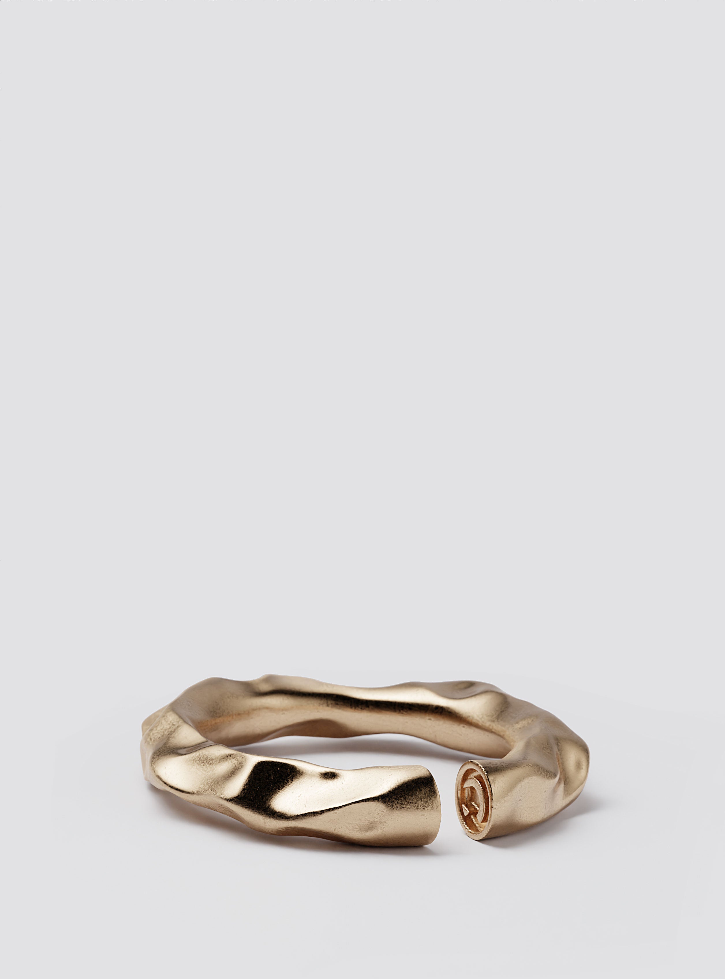 Cast Pieces gold Deflated Wide Ring, bold and stylish urban jewelry by Castpieces