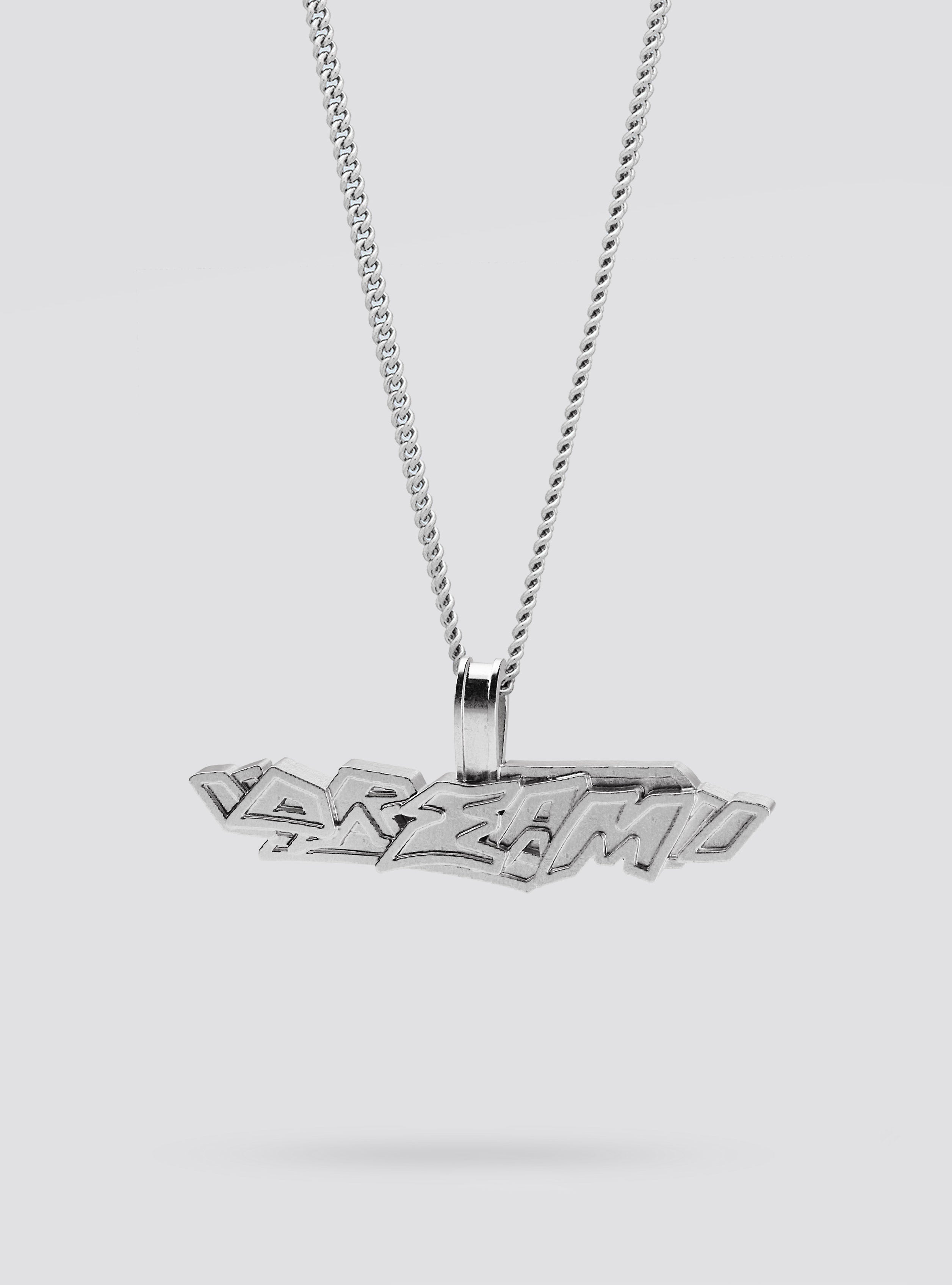 Cast Pieces silver Dream Pendant, artistic aesthetic modern design by Castpieces