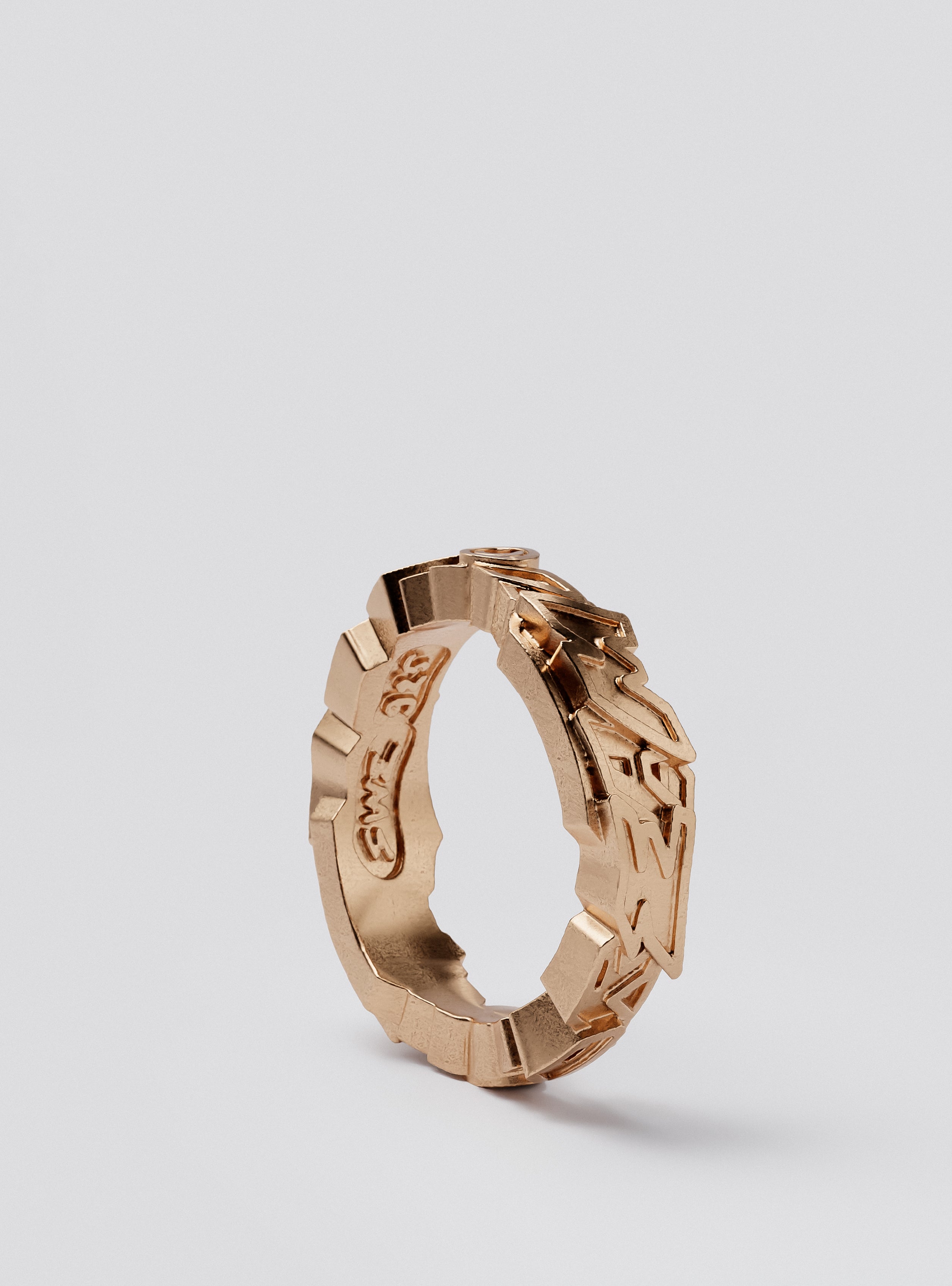 Cast Pieces gold Dream Narrow Ring, clean and modern urban designer jewelry by Castpieces