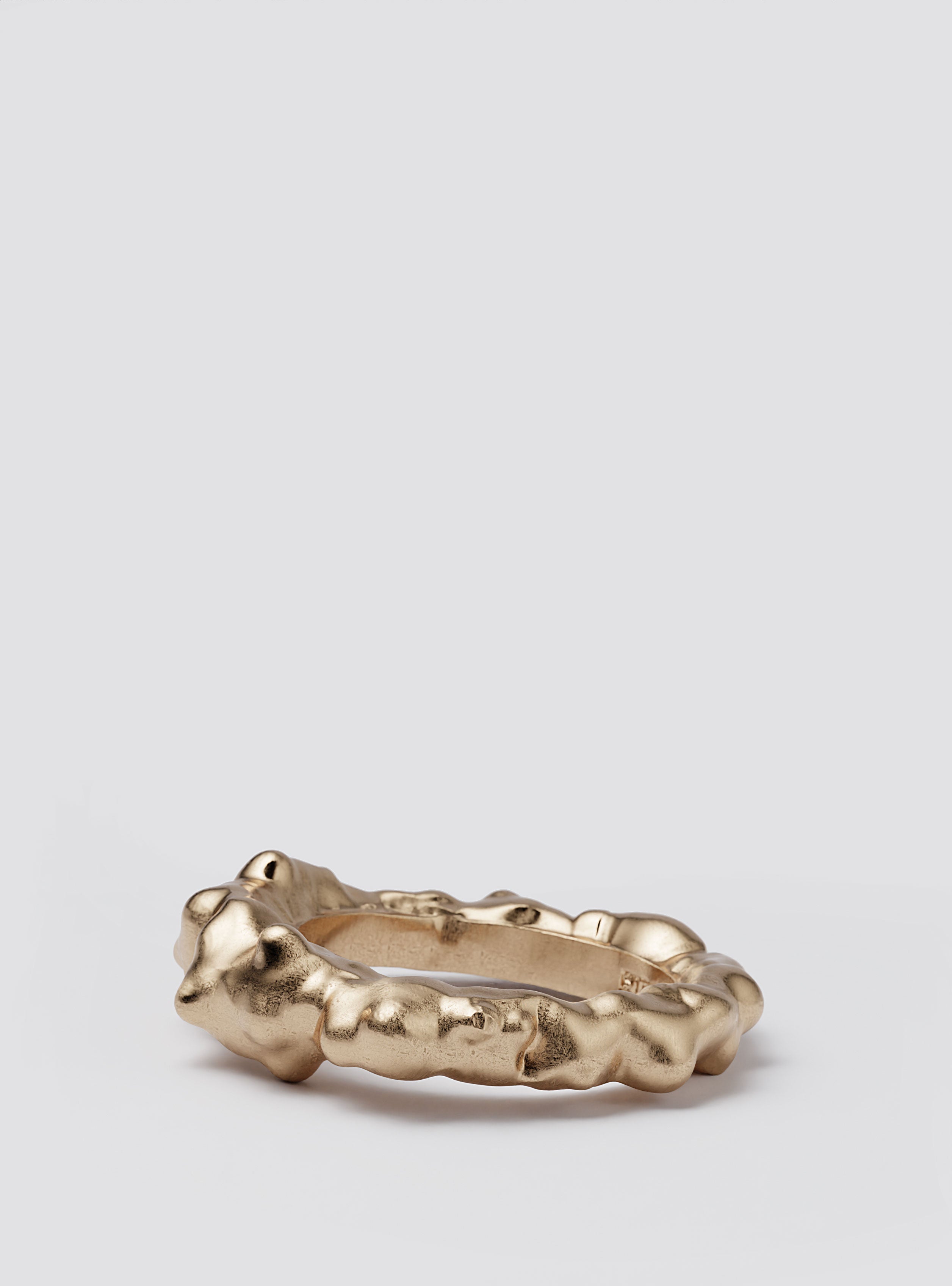 Cast Pieces gold Le Ogré Narrow Ring, edgy chunky street-inspired jewelry by Castpieces